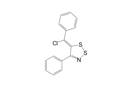 4-Phenyl-5-(.alpha.-chlorobenzylidene)-1,2,3-dithiazole