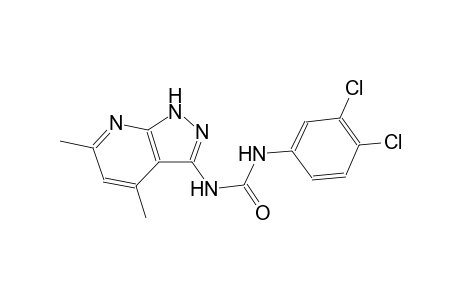 urea, N-(3,4-dichlorophenyl)-N'-(4,6-dimethyl-1H-pyrazolo[3,4-b]pyridin-3-yl)-