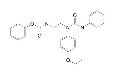 Phenyl (2-(1-(p-ethoxyphenyl)-3-phenylureido)ethyl)carbamate