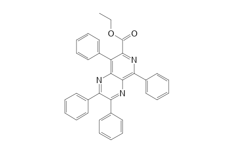 2,3,5,8-Tetraphenyl-7-pyrido[3,4-B]pyrazinecarboxylic acid ethyl ester