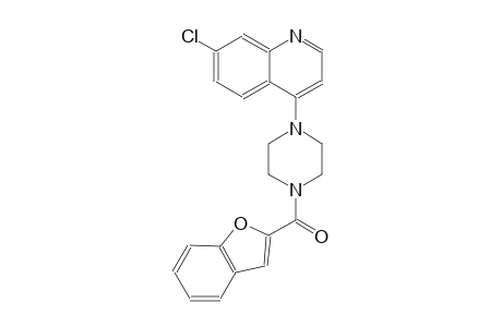 4-[4-(1-benzofuran-2-ylcarbonyl)-1-piperazinyl]-7-chloroquinoline