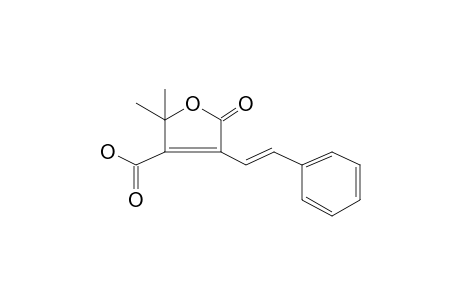 2,5-Dihydro-2,2-dimethyl-5-oxo-4-styrylfuran-3-carboxylic acid