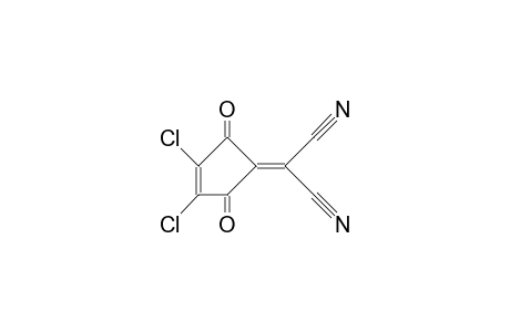 4,5-DICHLOR-2-DICYANOMETHYLEN-CYCLOPENT-4-EN-1,3-DION