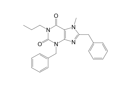 3,8-DIBENZYL-7-METHYL-1-PROPYL-XANTHINE