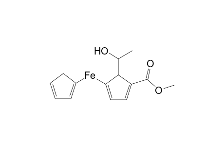 Ferrocene, 1-(1-hydroxyethyl)-2-(methoxycarbonyl)-, (R*,R*)-