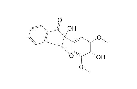 2-(3,5-dimethoxy-4-hydroxyphenyl)-2-hydroxy-1,3-indandione