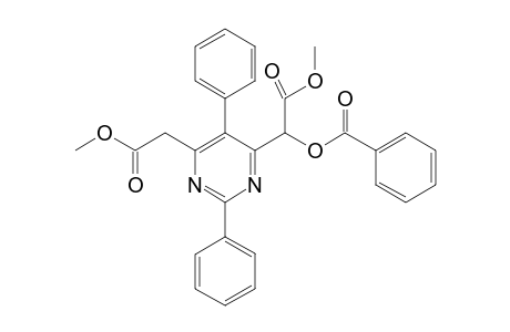 2-Methoxy-1-(6-(2-methoxy-2-oxoethyl)-2,5-diphenyl-pyrimidin-4-yl)-2-oxoethyl Benzoate