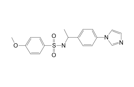 Benzenesulfonamide, N-[1-[4-(1H-imidazol-1-yl)phenyl]ethyl]-4-methoxy-