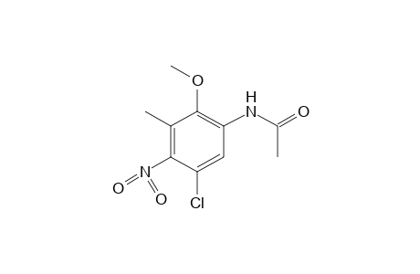 5'-chloro-3'-methyl-4'-nitro-o-acetanisidide
