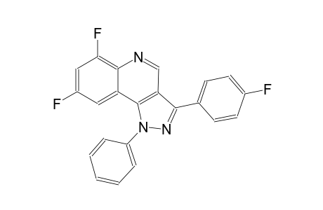 6,8-difluoro-3-(4-fluorophenyl)-1-phenyl-1H-pyrazolo[4,3-c]quinoline