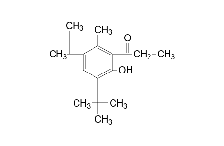 3'-tert-butyl-2'-hydroxy-5'-isopropyl-6'-methylpropiophenone