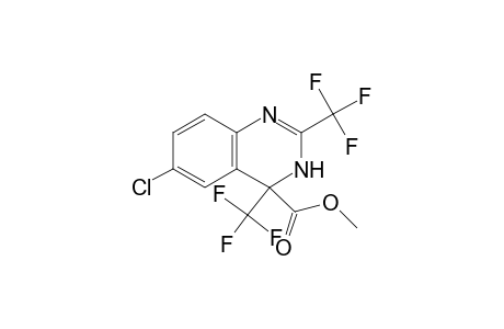 Quinazoline-4-carboxylic acid, 3,4-dihydro-6-chloro-2,4-bis(trifluoromethyl)-, methyl ester