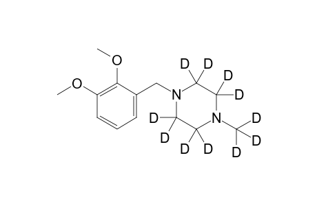 2,3-Dimethoxybenzyl-N-CD3-piperazine-D8