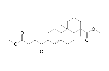 Methyl 1,2,3,4,4a,4b,5,6,7,9,10,10a-dodecahydro-1,4a,7-trimethyl-7-[3'-(methoxycarbonyl)propanoyl]-1-phenanthrenecarboxylate