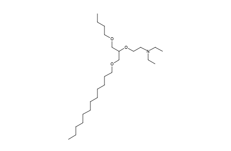 2-[1-(BUTOXYMETHYL)-2-(DODECYLOXY)ETHOXY]TRIETHYLAMINE