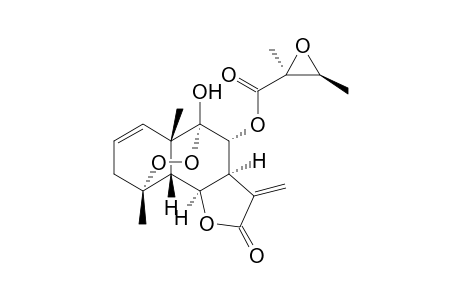 8-ALPHA-(2'R,3'R-EPOXY-2'-METHYLBUTURYLOXY)-4-ALPHA,9-ALPHA-EPIDIOXY-9-BETA-HYDROXY-5-BETA-H-EUDESM-1,11(13)-DIEN-6-BETA,12-OLIDE