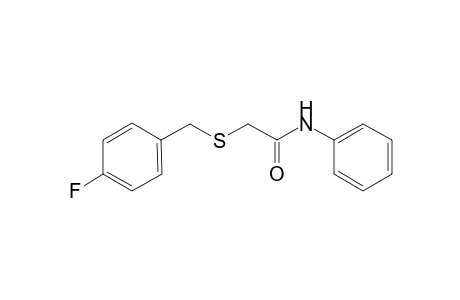 2-(4-Fluoro-benzylsulfanyl)-N-phenyl-acetamide