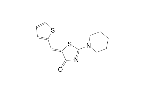 (5Z)-2-(1-piperidinyl)-5-(2-thienylmethylene)-1,3-thiazol-4(5H)-one