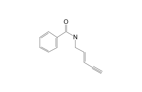 Trans-N-(2-penten-4-ynyl)benzamide