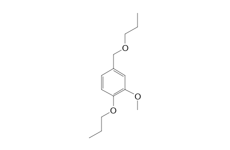 4-Hydroxy-3-methoxybenzyl alcohol, di(propyl) ether