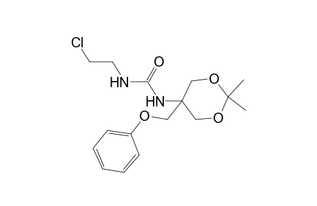 N-(2-chloroethyl)-N'-[2,2-dimethyl-5-(phenoxymethyl)-1,3-dioxan-5-yl]urea