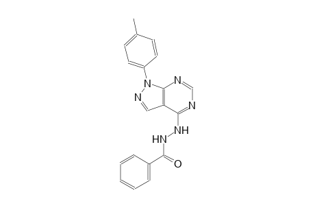 N'-[1-(4-methylphenyl)-1H-pyrazolo[3,4-d]pyrimidin-4-yl]benzohydrazide