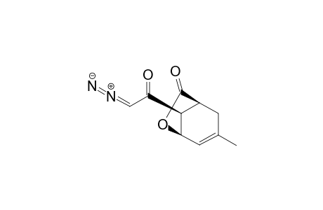 (1S,5R,8S)-8-(2-Diazo-acetyl)-3-methyl-6-oxa-bicyclo[3.2.1]oct-3-en-7-one