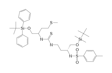 N-[(3S)-4-[(tert-butyldimethylsilyl)oxy]-3-[[(4-methylphenyl)sulfonyl]amino]butyl]-N'-[(2R)-1-[(tert-butyldiphenylsilyl)oxy]-5-thiahex-2-yl]thiourea