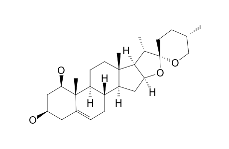 3-EPI-RUSCOGENIN;(25R)-1-BETA,3-BETA-DIHYDROXY-SPIROSTAN-5-ENE