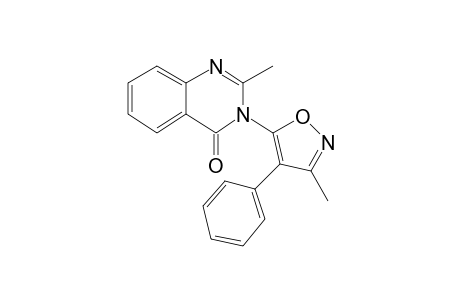 2-Methyl-3-(3-methyl-4-phenyl-5-isoxazolyl)-4(3H)-quinazolinone