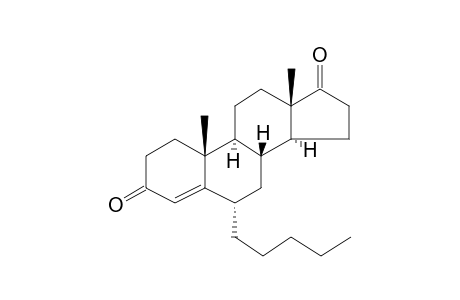 6.alpha.-Pentyl-4-androstene-3,17-dione