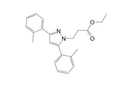 ethyl 3-[3,5-bis(2-methylphenyl)-1H-pyrazol-1-yl]propanoate