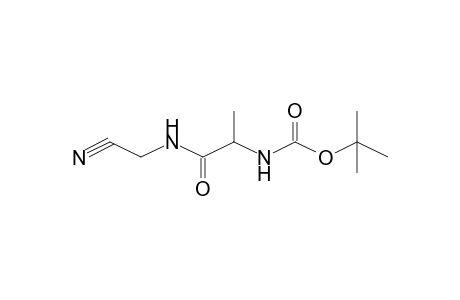 Carbamic acid, [2-[(cyanomethyl)amino]-1-methyl-2-oxoethyl]-, 1,1-dimethylethyl ester, (s)-