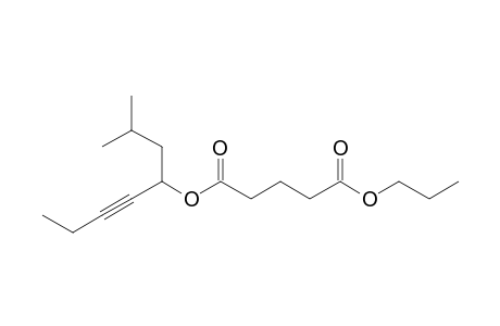 Glutaric acid, 2-methyloct-5-yn-4-yl propyl ester