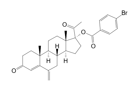 17-ALPHA-(PARA-BROMOBENZOYLOXY)-6-METHYLENE-PREGN-4-ENE-3,20-DIONE