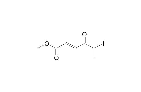 5-Iodo-4-oxohex-2-enoic acid, methyl ester