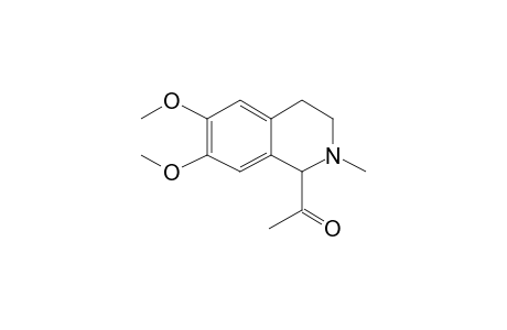 1-(6,7-Dimethoxy-2-methyl-1,2,3,4-tetrahydroisoquinolin-1-yl)ethan-1-one