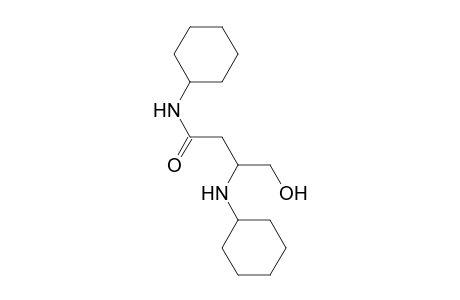 Butanamide, 3-cyclohexylamino-4-hydroxy-N-cyclohexyl-