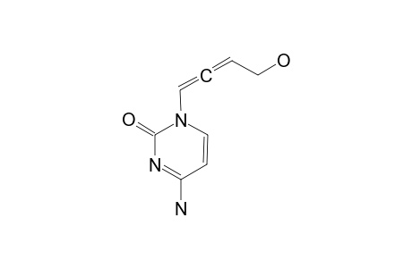 (+/-)-N(1)-(4-HYDROXY-1,2-BUTADIEN-1-YL)-CYTOSINE;CYTALLENE