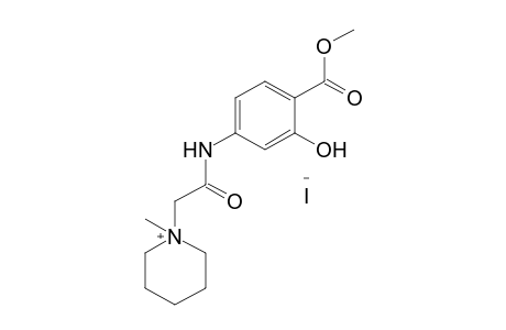 1-{[(4-CARBOXY-3-HYDROXYPHENYL)CARBAMOYL]METHYL}-1-METHYLPIPERIDINIUM IODIDE,METHYL ESTER