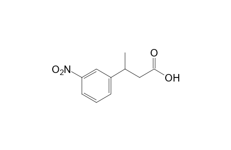 beta-Methyl-m-nitrohydrocinnamic acid