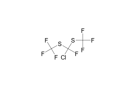 Bis(trifluoromethylthio)chlorofluoromethane