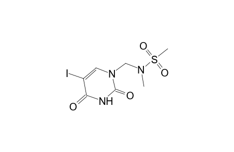 Pyrimidine-2, 4(1H, 3H)-dione, 5-iodo-1-(N-methyl-N-methylsulfonyl)aminomethyl-