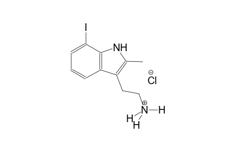 1H-indole-3-ethanaminium, 7-iodo-2-methyl-, chloride