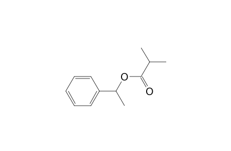 Propanoic acid, 2-methyl-, 1-phenylethyl ester