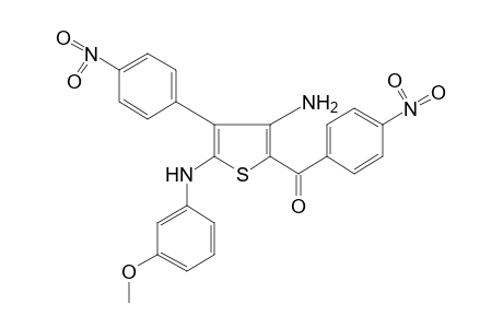 3-amino-5-(m-anisidino)-4-(p-nitrophenyl)-2-thienyl p-nitrophenyl ketone