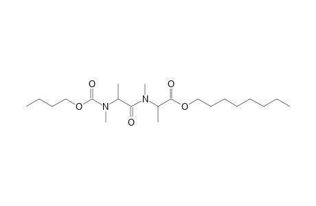 Alanylalanine, N,N'-dimethyl-N'-butoxycarbonyl-, octyl ester