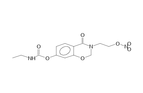 N-ethylcarbamic acid [4-keto-3-(2-nitrooxyethyl)-2H-1,3-benzoxazin-7-yl] ester