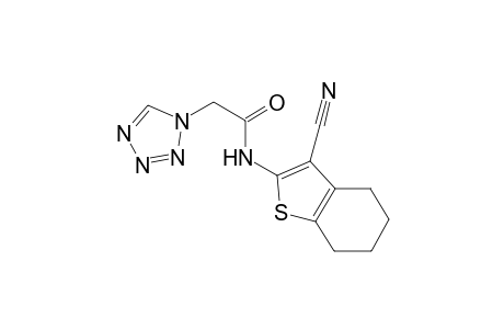 1H-1,2,3,4-Tetrazole-1-acetamide, N-(3-cyano-4,5,6,7-tetrahydro-1-benzothiophen-2-yl)-