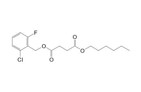 Succinic acid, 2-chloro-6-fluorobenzyl hexyl ester